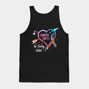 Cancer Sucks In Every Color Tank Top